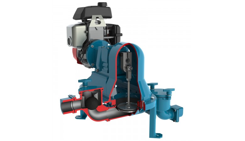 Mud Sucker® 2" Pro Series Engine Diaphragm Pump | Wastecorp